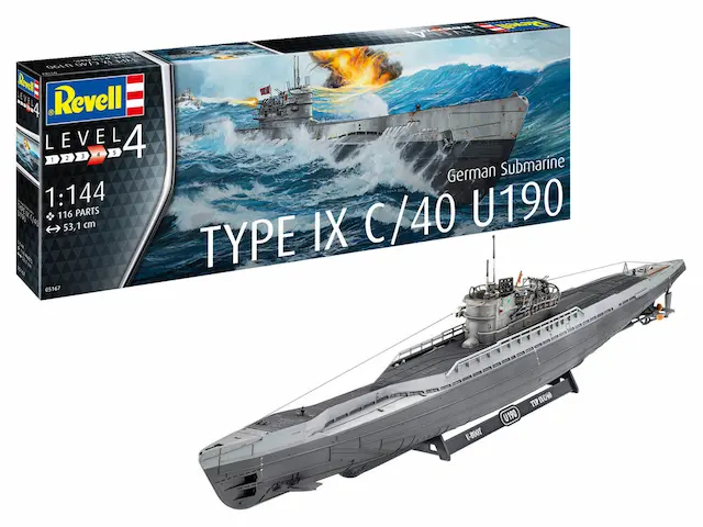 Revell : Sous-marin allemand Type IX C/40 U190