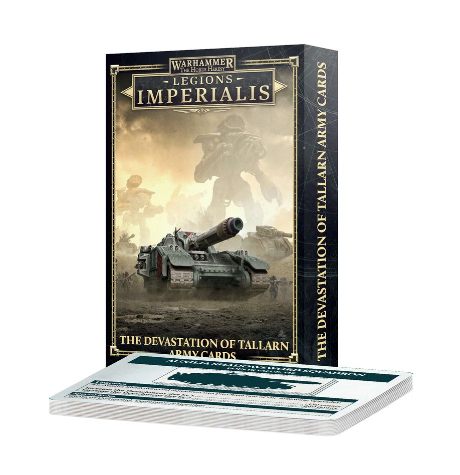 Legions Imperialis : DEVASTATION OF TALLARN ARMY CARDS