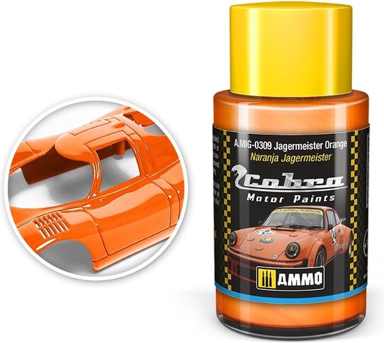 Cobra Motor Paints : AGERMEISTER ORANGE 30 ML