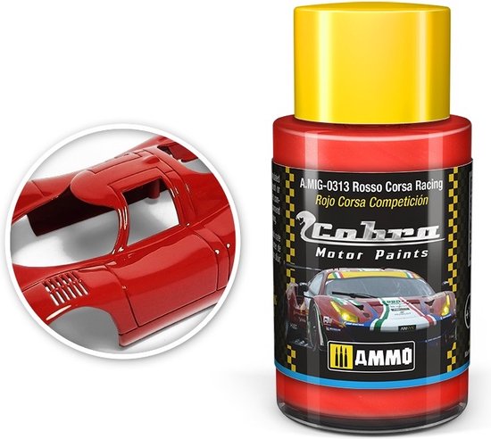 Cobra Motor Paints : ROSSO CORSA RACING 30 ML