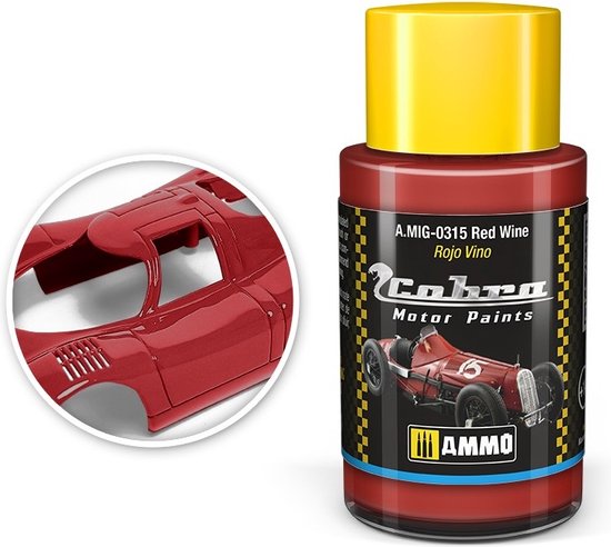 Cobra Motor Paints : RED WINE 30 ML