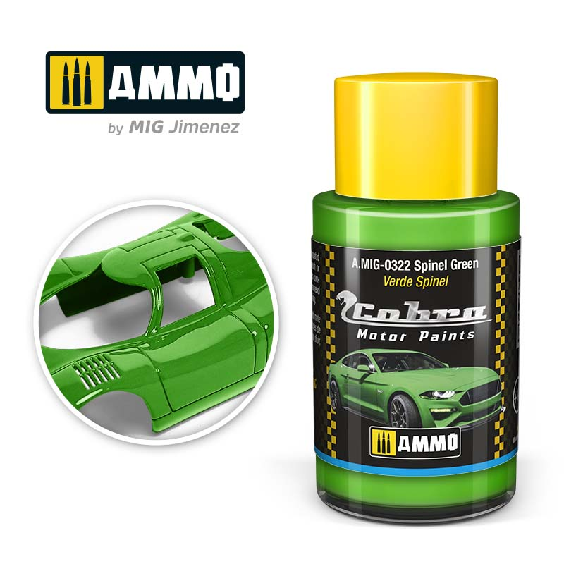 Cobra Motor Paints : SPINEL GREEN 30 ML