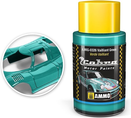 Cobra Motor Paints : VAILLIANT GREEN 30 ML