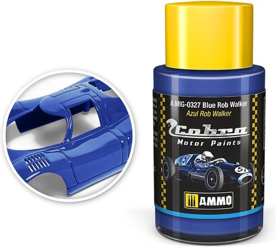 Cobra Motor Paints : BLUE ROB WALKER 30 ML