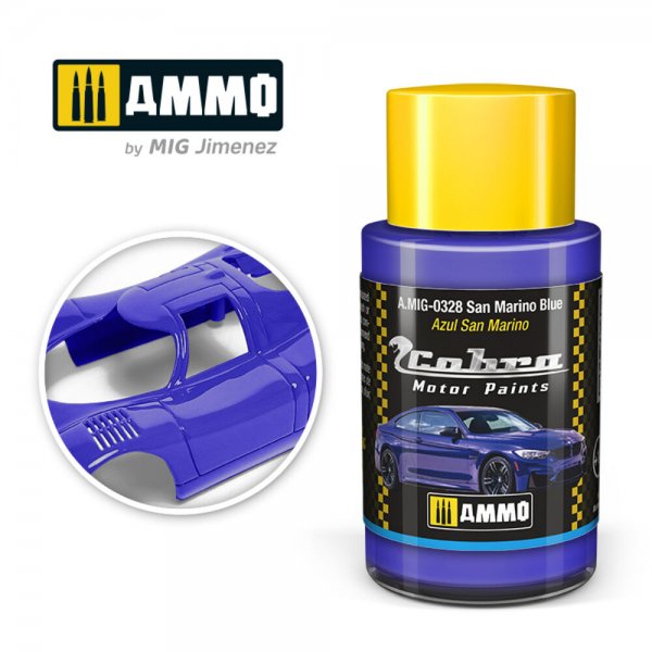 Cobra Motor Paints : SAN MARINO BLUE 30 ML