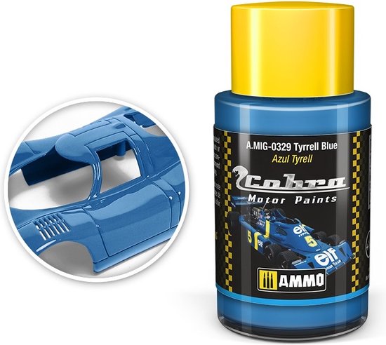 Cobra Motor Paints : TYRRELL BLUE 30 ML