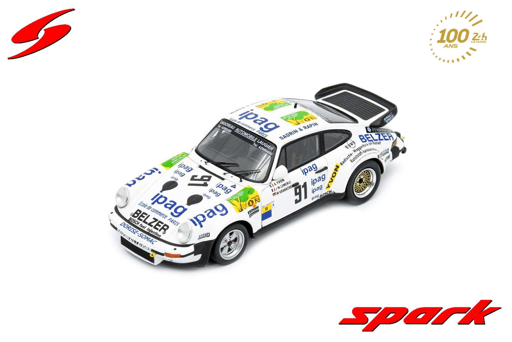 Spark : Porsche 930 │ No.91 24H Le Mans 1983
- A. Yvon - JM. Lemerle - M. Krankenberg