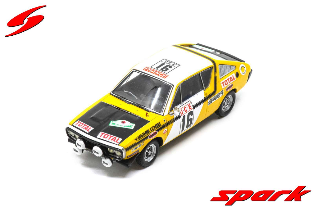 Spark : Renault 17 │ No.16 6th Rallye du Maroc 1976 J. Privé - "Tilber"