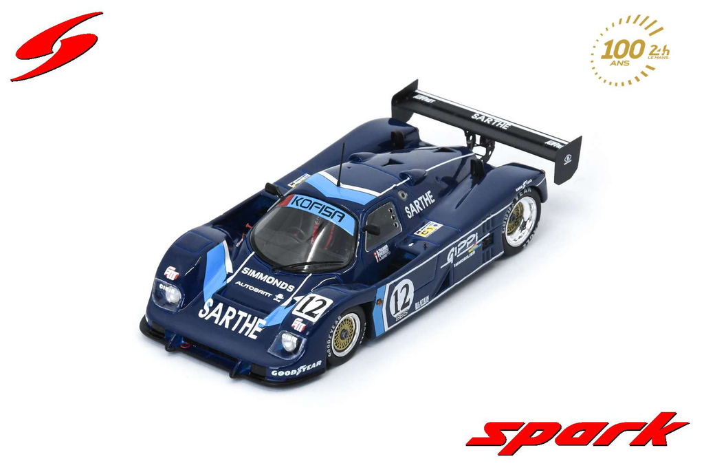 Spark : Cougar C 24 S │ No.12 24H Le Mans 1990 - B. Thuner – A. Ianetta – P. Pessiot