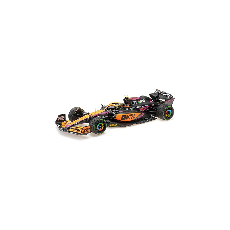 Minichamps : McLaren Mercedes MCL36 │ No.4 F1 Singapour 2022 - Lando Norris