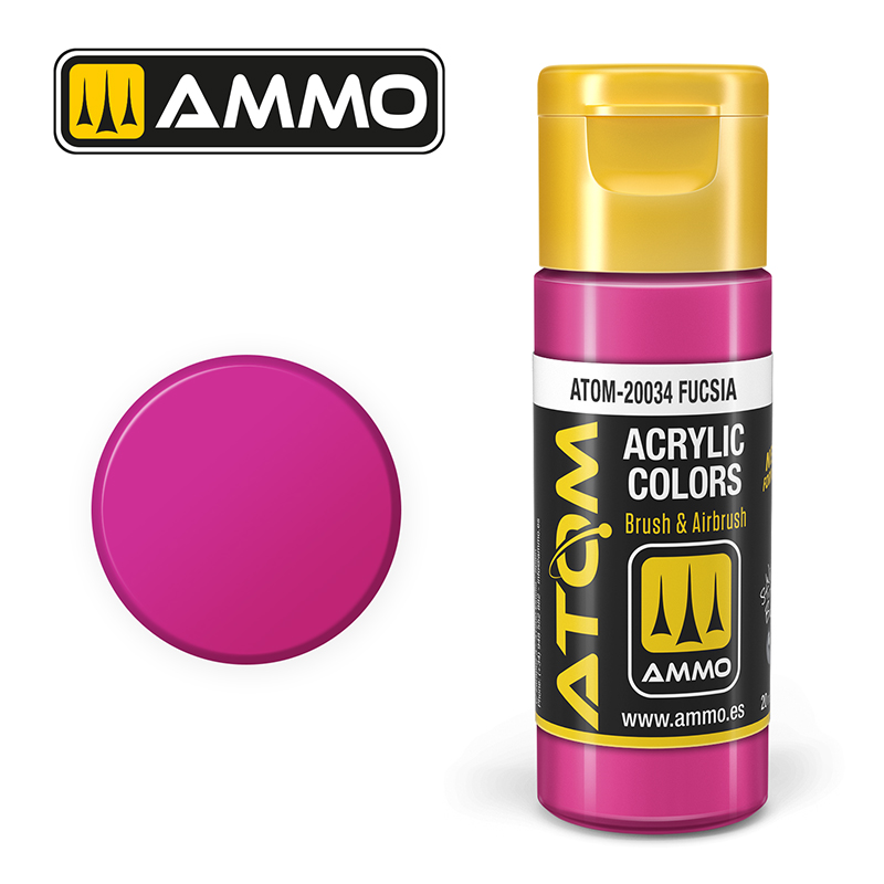 Ammo Mig : Fucsia (20ml) │ Atom Acrylique Paint