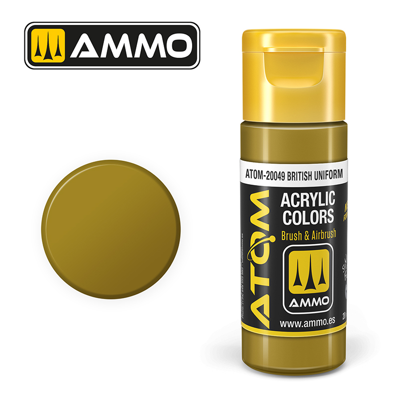 Ammo Mig : British Unifrom (20ml) │ Atom Acrylique Paint