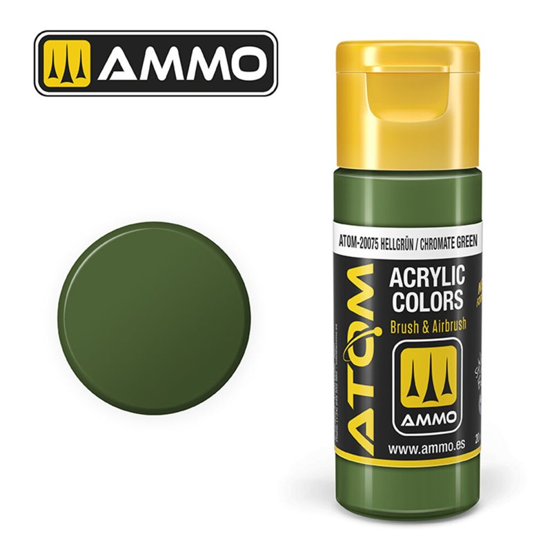 Atom : ATOM ACRYLIC COLOR HELLGRÜN / CHROMATE GREEN (20ml)