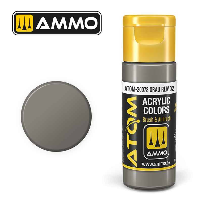 Ammo Mig : Grau RLM02 (20ml) │ Atom Acrylique Paint