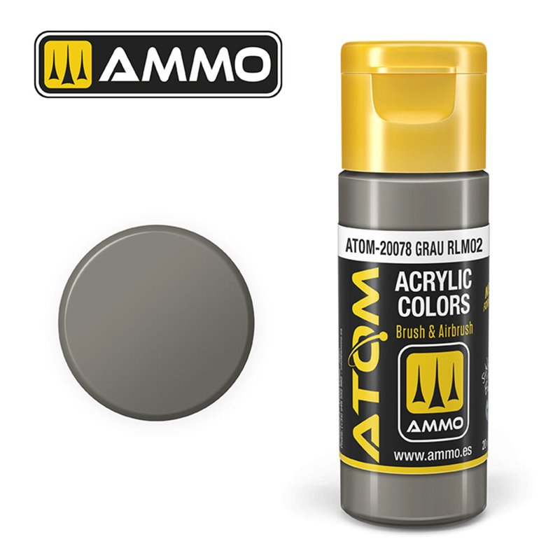 Atom : ATOM ACRYLIC COLOR GRAU RLM02 (20ml)