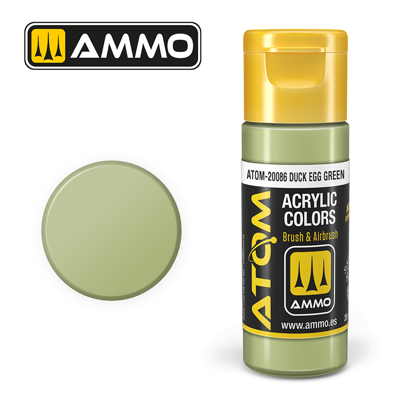 Ammo Mig : Duck Egg Green (20ml) │ Atom Acrylique Paint