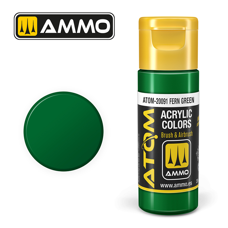 Ammo Mig : Fern Green (20ml) │ Atom Acrylique Paint