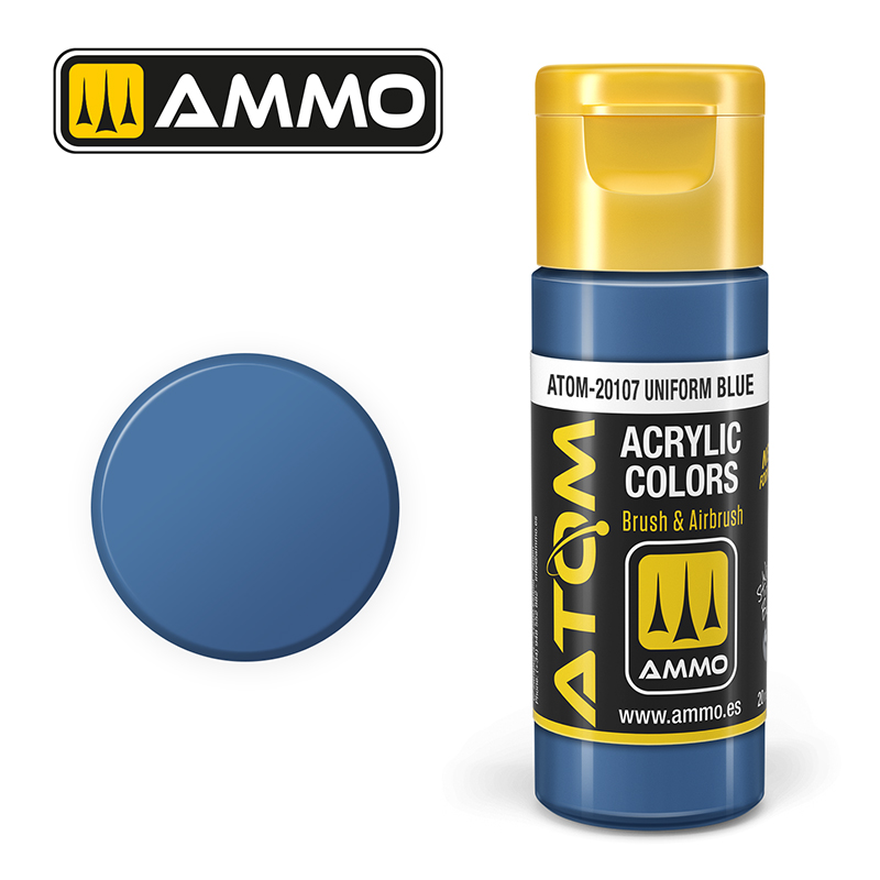 Ammo Mig : UNIFORM BLUE (20ml) │ Atom Acrylique Paint