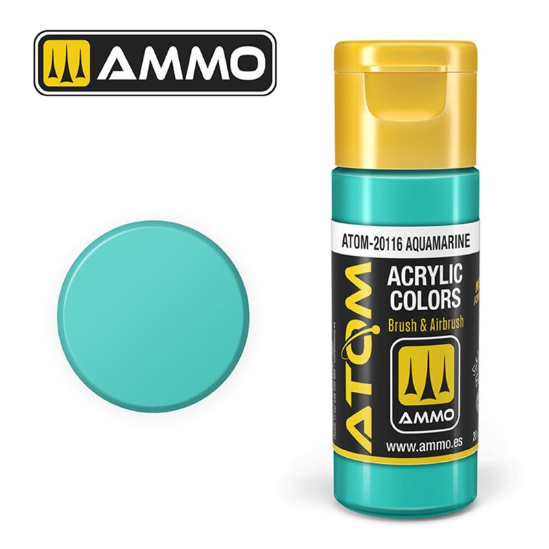 Atom : ATOM ACRYLIC COLOR AQUAMARINE (20ml)