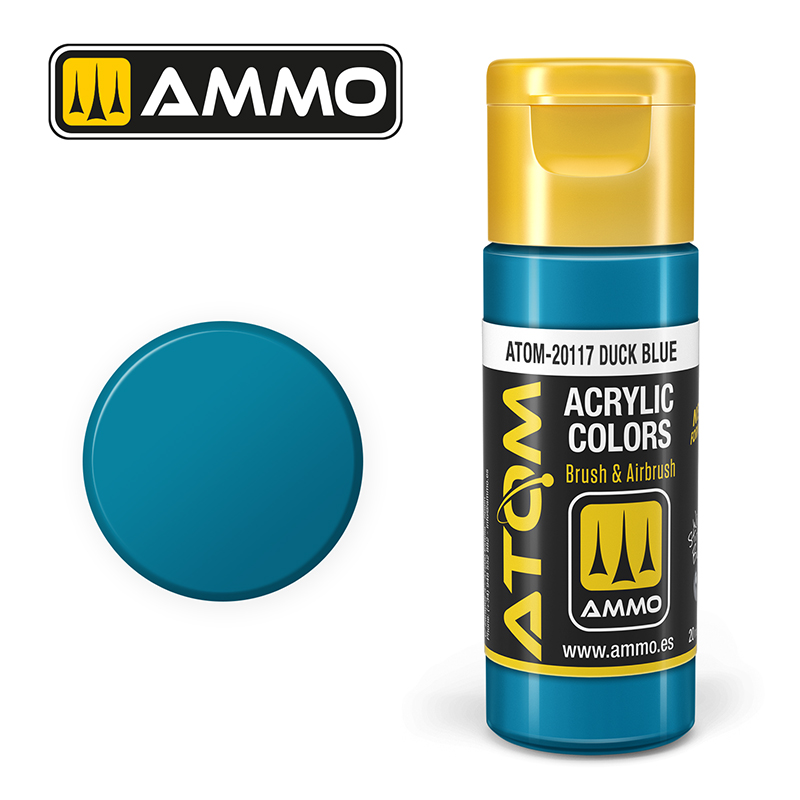 Ammo Mig : Duck Blue (20ml) │ Atom Acrylique Paint