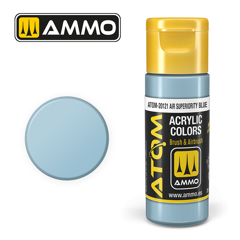 Ammo Mig : Aai Superiority Blue (20ml) │ Atom Acrylique Paint