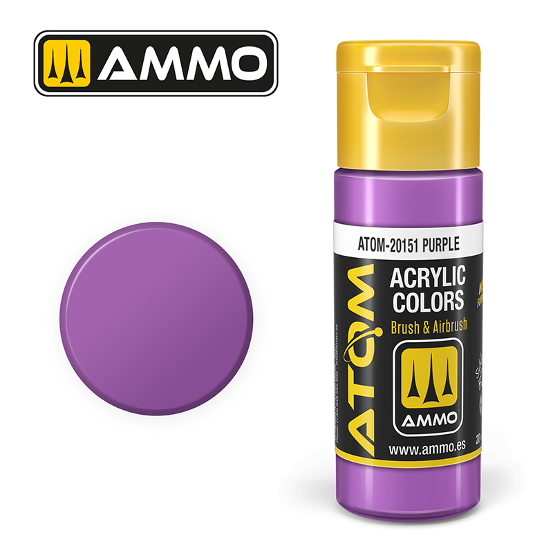 Ammo Mig : PURPLE (20ml) │ Atom Acrylique Paint