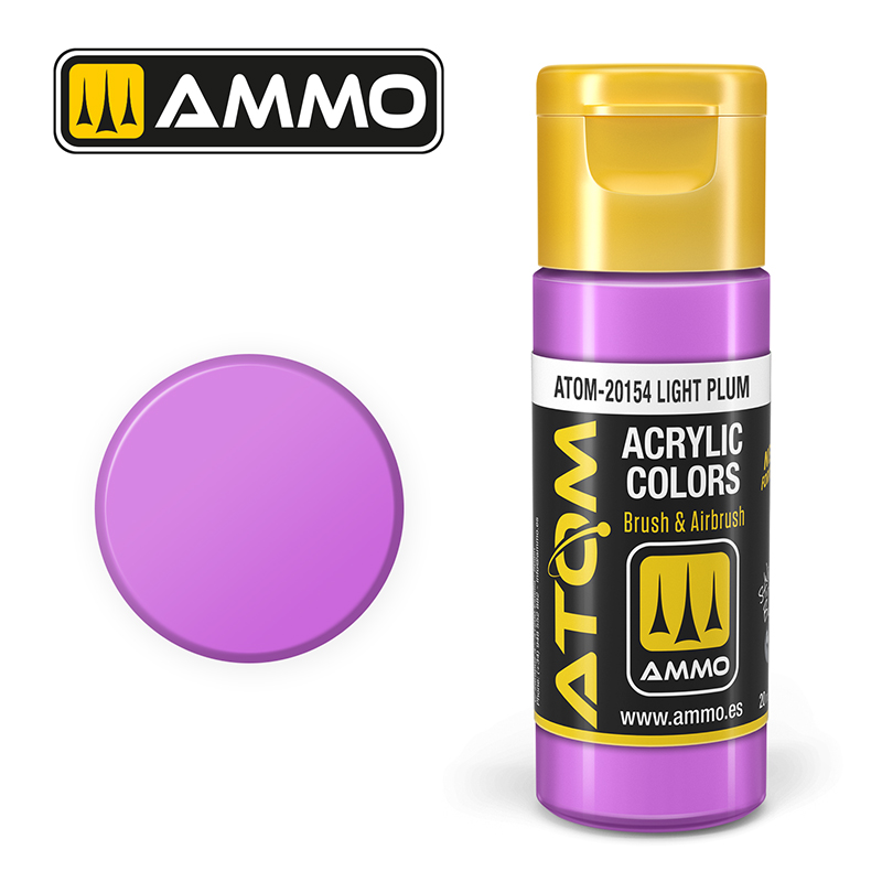 Ammo Mig : LIGHT PLUM (20ml) │ Atom Acrylique Paint