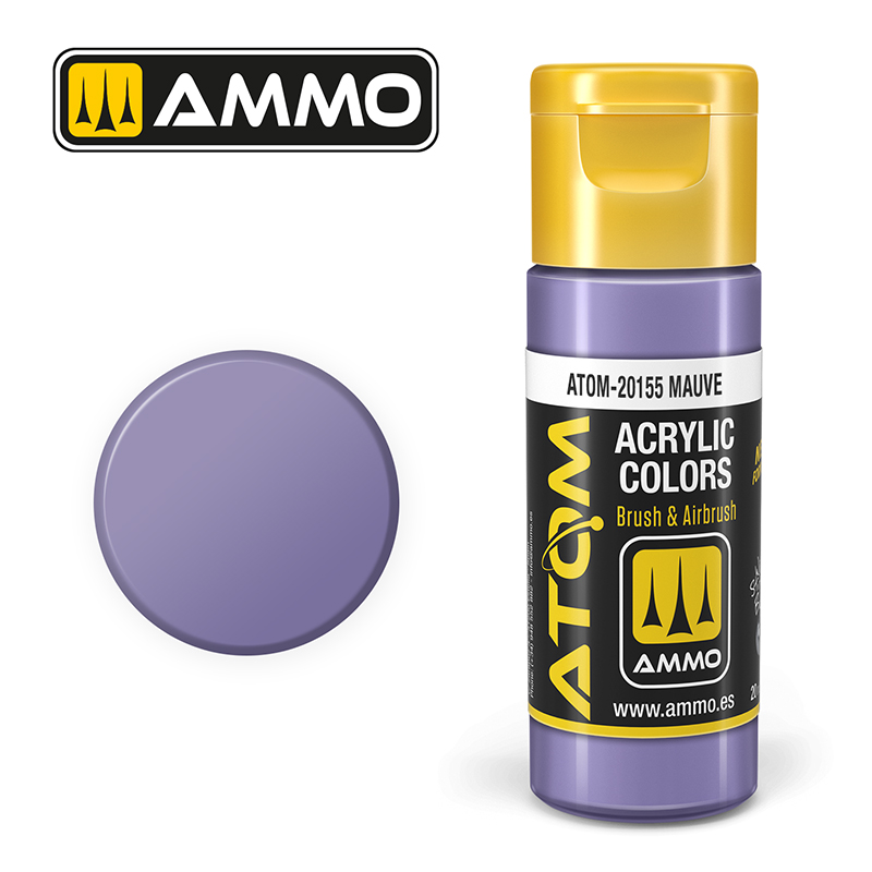 Ammo Mig : MAUVE (20ml) │ Atom Acrylique Paint