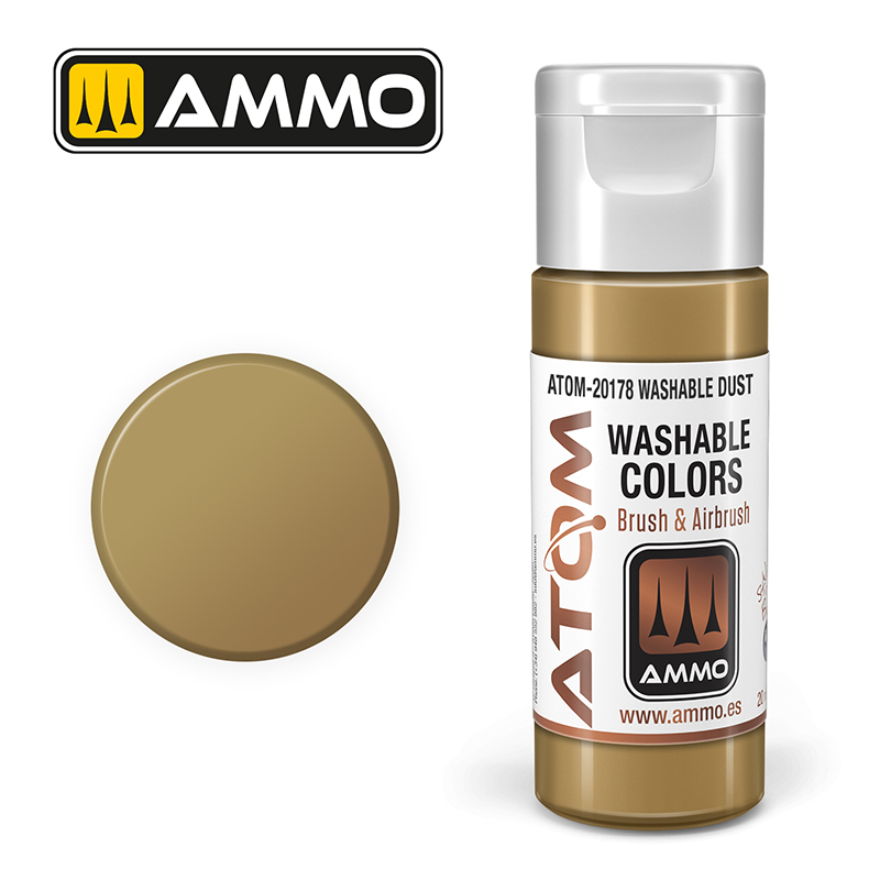 Ammo Mig : WASHABLE DUST (20ml) │ Atom Acrylique Paint