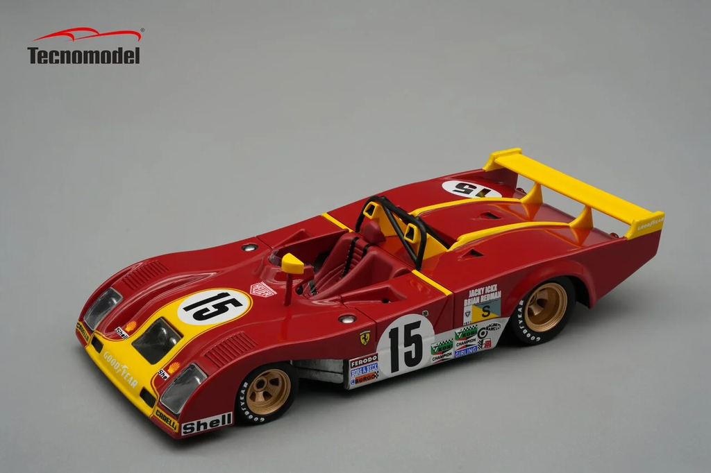 Tecnomodel : Ferrari 312 PB Le Mans 24h 1973 car #15 Driver J. Ickx - B. Redman