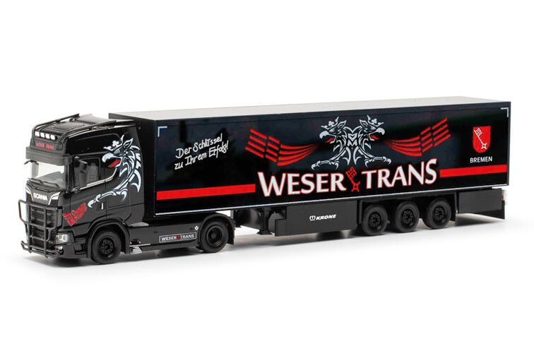 Herpa : Scania CS 20 HD K.Sz. Weser-Trans Bremen