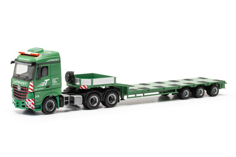 Herpa : Mercedes Benz Arocs S. Semitieflade Trost