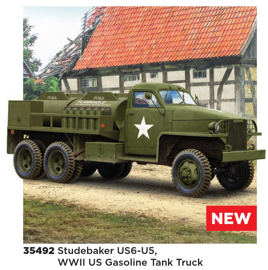 ICM : Studebaker US6-U5 │ WWII US Gasoline Tank Truck