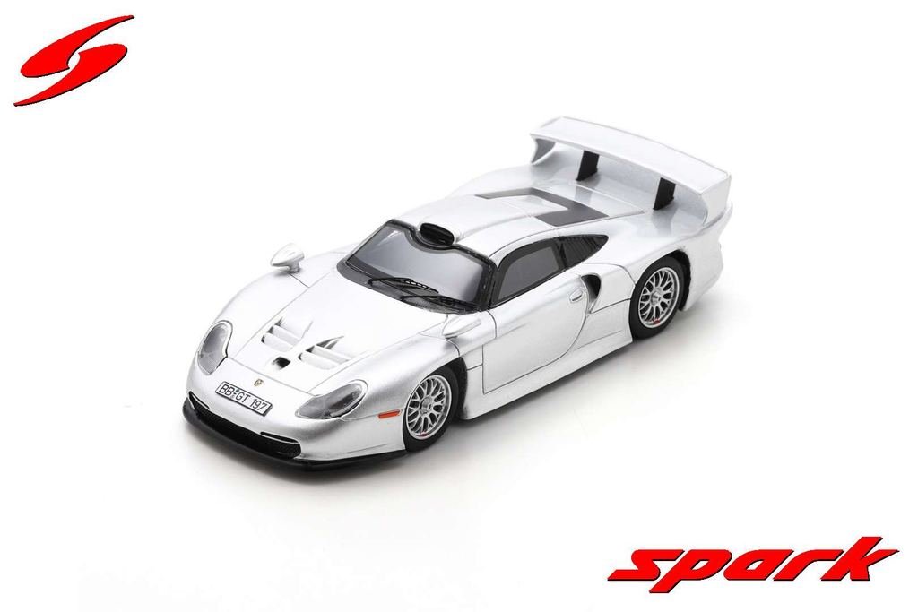 Spark : Porsche 911 GT1 Street Version Grise 1997