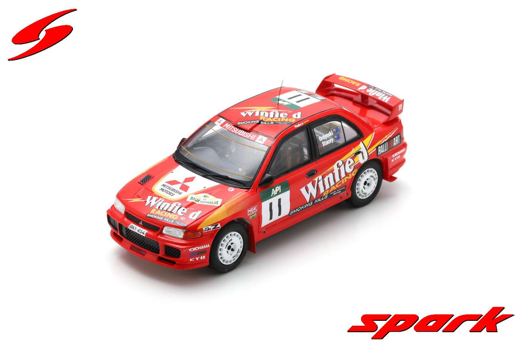 Spark : Mitsubishi Lancer EVOLUTION Ⅲ No.11 6th Rally API Australia 1997
E. Ordynski - M. Stacey