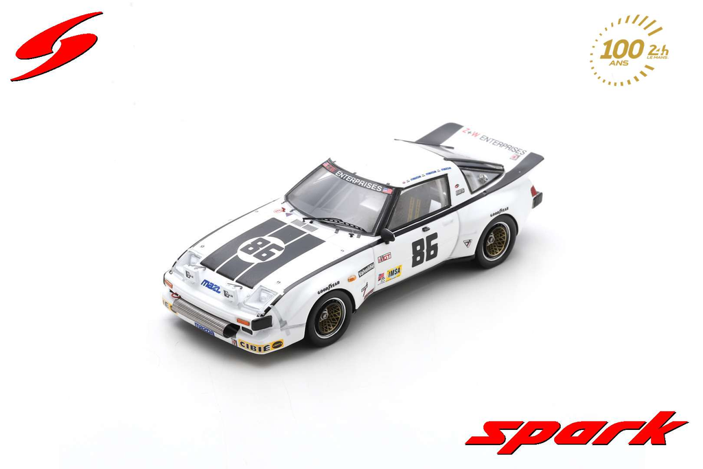 Spark : Mazda RX7 No.86 24H Le Mans 1980
E. Soto - P. Honegger - M. Hutchins