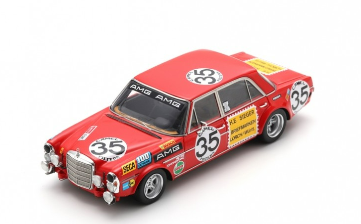 Spark : Mercedes-Benz 300 SEL 6.8 No.35 2nd 24H Spa 1971 H. Heyer - C. Schickentanz