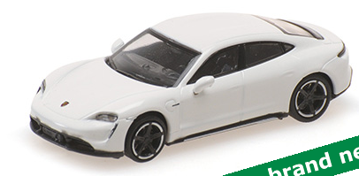 Minichamps : Porsche Taycan Turbos S 2019 Blanc Metal