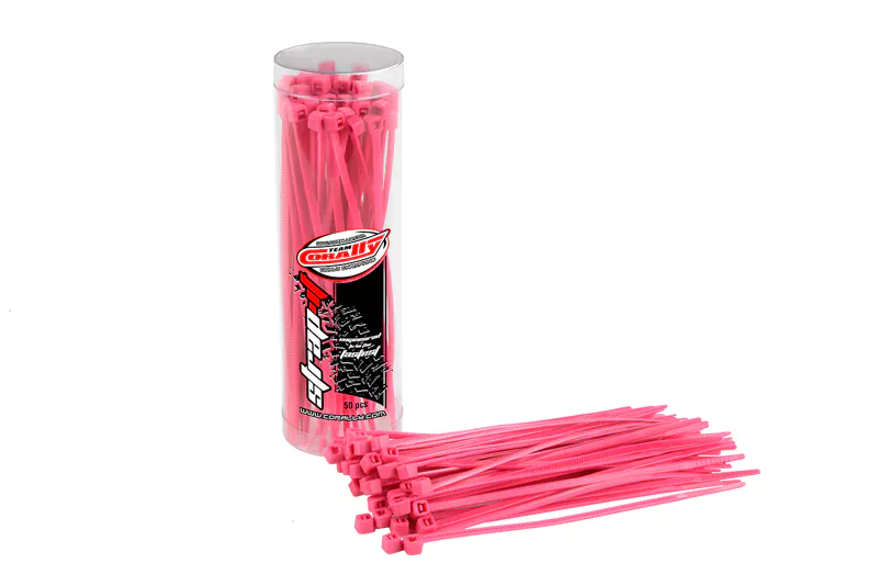 Team Corally : Cable Tie Rapis - Pink - 2,5x100mm (50pcs) │ Strap-it