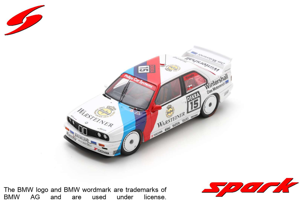  BMW E30 M3 N°15 DTM Hockenheim 1992 Roberto Ravaglia (300ex.)