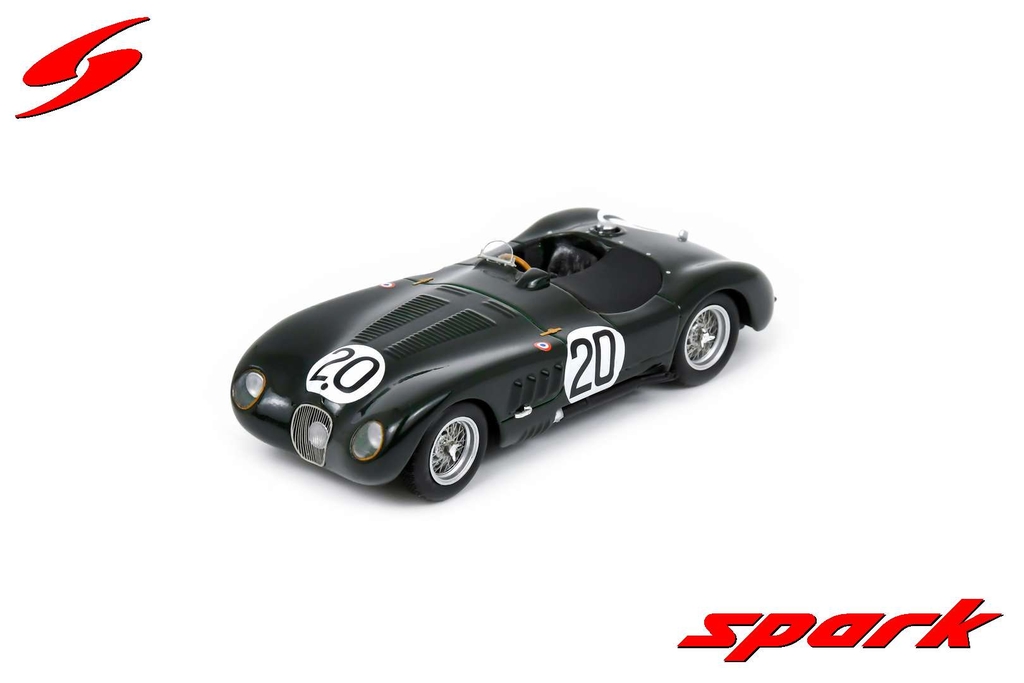 Spark :  JAGUAR XK 120 C N°20 Vainqueur 24H Le Mans 1951 P. Walker P. Whitehead