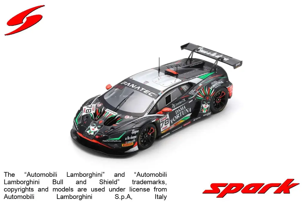 Spark :  LAMBORGHINI Huracán GT3 EVO 2 N°78 Barwell Motorsport 24H Spa 2024