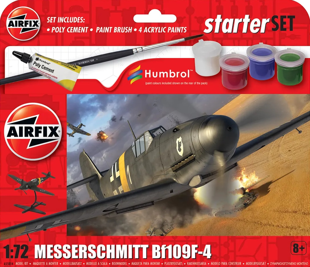 Airfix : Starter Set Messerschmitt Bf 109F-4