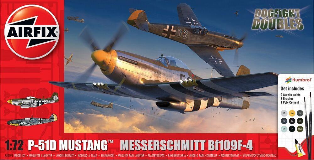 Airfix : P-51D Mustang vs Messerschmitt Bf109F-4