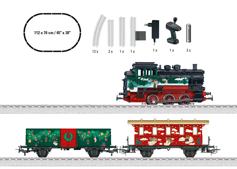 Marklin : Train de Noel "112x76cm" Ho