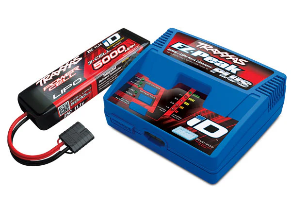 Traxxas : Combo Charger EZ-Peak Plus + Lipo 11.1V 3S