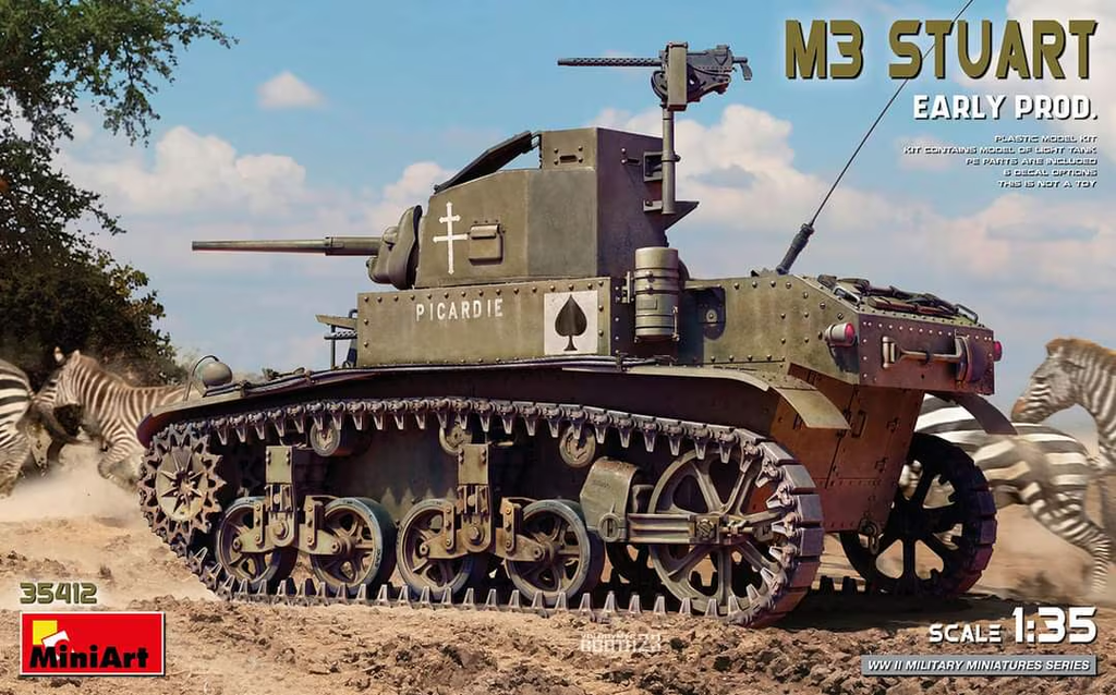 MiniArt : M3 Stuart Early Prod.