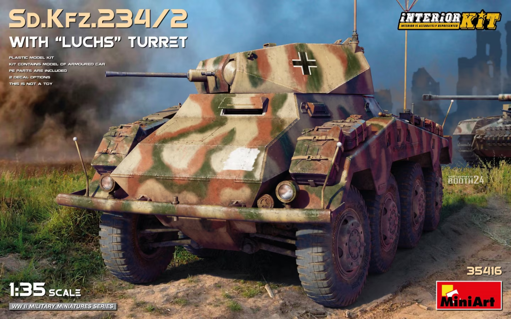 MiniArt : Sd.Kfz.234/2 with "Luchs" Turret