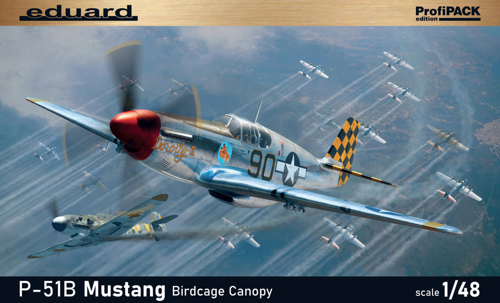 Eduard : P-51B Mustang Birdcage Canopy │ ProfiPACK edition