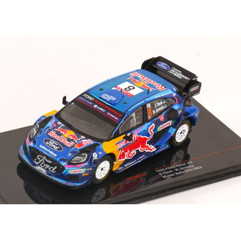 Ixo Models : Ford Puma Rally │ No.8 Rallye du Chili 2023 O. Tanak - M. Jarveoja